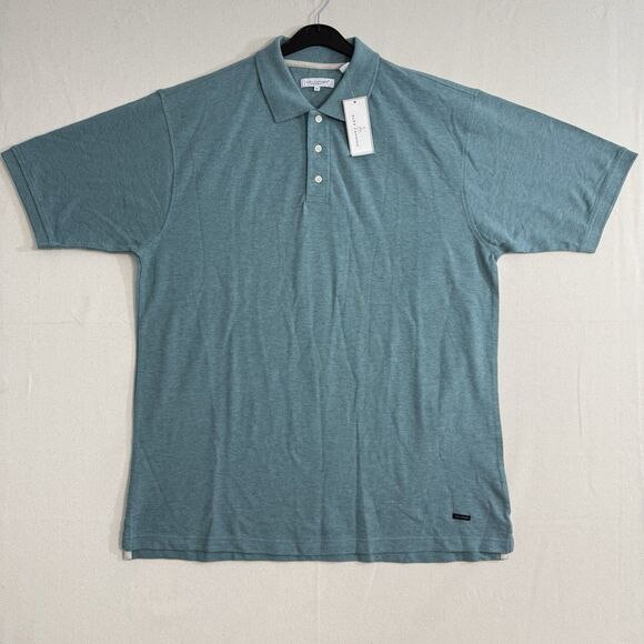 Alex Cannon Blue Polo Shirt Mens Size X-Large - Picture 1 of 8